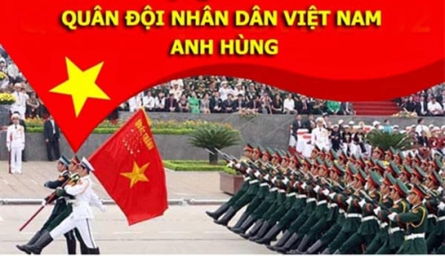 BÀI TUYÊN TRUYỀN ĐOÀN TRƯỜNG KỶ NIỆM 77 NĂM NGÀY THÀNH LẬP QUÂN ĐỘI NHÂN DÂN VIỆT NAM (22/12/1994 - 22/12/2021) 