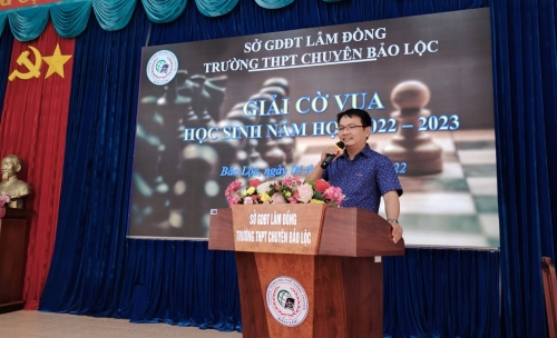 GIẢI CỜ VUA HỌC SINH NĂM HỌC 2022- 2023