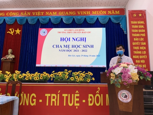 Hội nghị Cha mẹ học sinh năm học 2021 – 2022