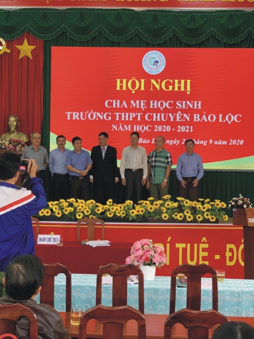 Hội nghị Cha Mẹ học sinh trường THPT Chuyên Bảo Lộc năm học 2020 - 2021