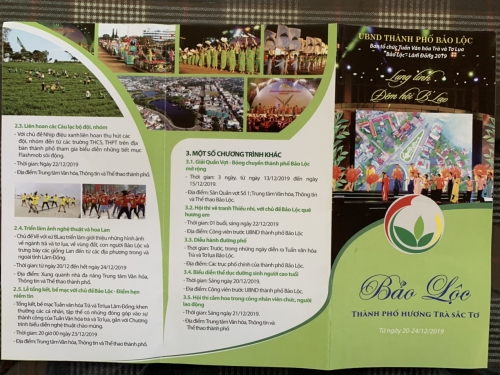 Hưởng ứng tuần lễ văn hoá trà và tơ lụa Bảo Lộc năm 2019