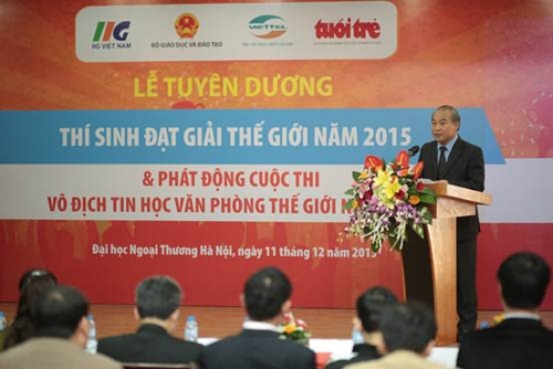 Lễ tuyên dương và phát động cuộc thi MOSWC năm 2016