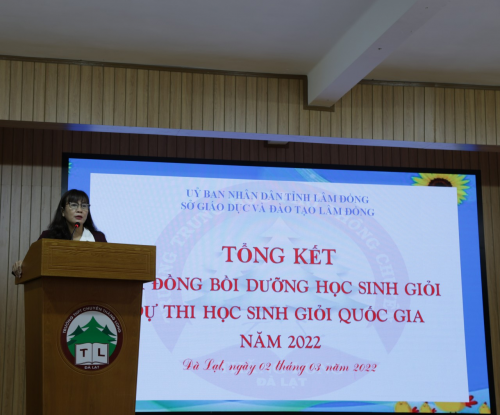 Sở Giáo dục và Đào tạo Lâm Đồng tổ chức tổng kết bồi dưỡng học sinh giỏi dự thi học sinh giỏi quốc gia năm 2021-2022
