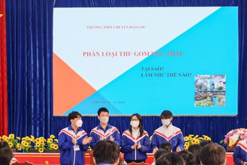 TẬP HUẤN NÂNG CAO Ý THỨC BẢO VỆ MÔI TRƯỜNG NĂM HỌC 2021-2022