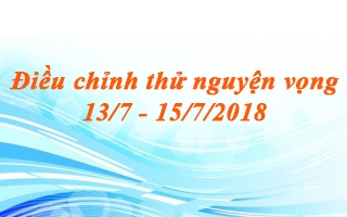 Thông báo về việc Thực hành điều chỉnh thử nguyện vọng xét đại học kỳ thi TN THPT Quốc Gia năm học 2017-2018 